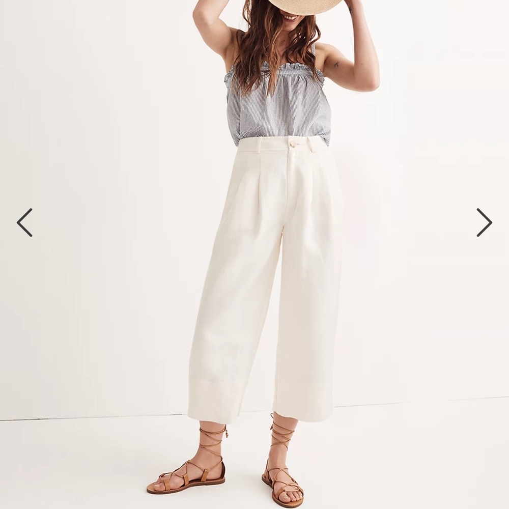 Madewell Linen Wide-leg Pants